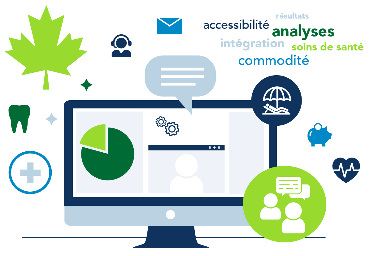 Computer screen with benefit administrator software